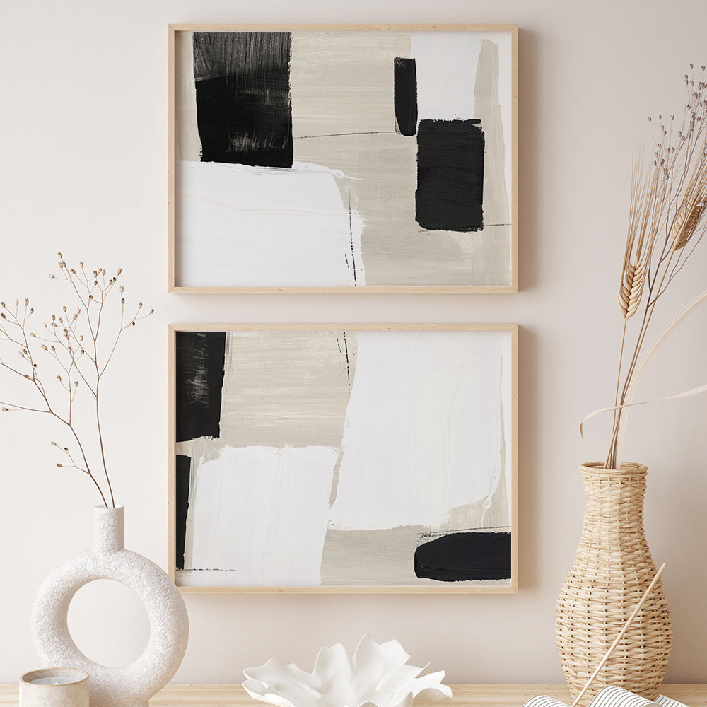 Shop Checkmate Art Print a painted abstract themed wall art print from The Print Emporium wall artwork collection - Buy Australian made fine art painting style poster and framed prints for the home and your interior decor room, TPE-PC-PM049-AP