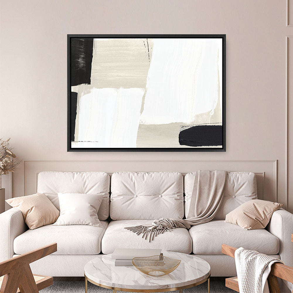 Shop Checkmate II Canvas Print a painted abstract themed framed canvas wall art print from The Print Emporium artwork collection - Buy Australian made fine art painting style stretched canvas prints for the home and your interior decor space, TPE-PC-PM050-CA-35X46-NF