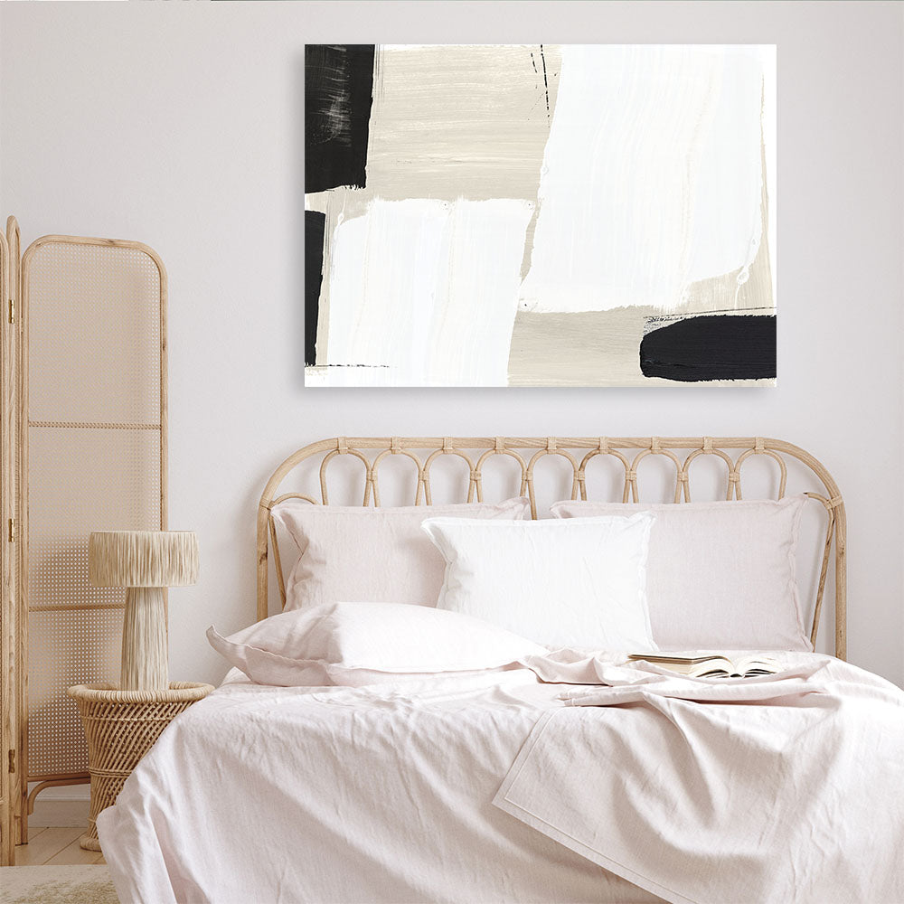 Shop Checkmate II Canvas Print a painted abstract themed framed canvas wall art print from The Print Emporium artwork collection - Buy Australian made fine art painting style stretched canvas prints for the home and your interior decor space, TPE-PC-PM050-CA-35X46-NF