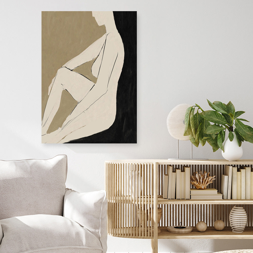 Shop Chill Canvas Print a painted abstract themed framed canvas wall art print from The Print Emporium artwork collection - Buy Australian made fine art painting style stretched canvas prints for the home and your interior decor space, TPE-DH-026-CA-35X46-NF