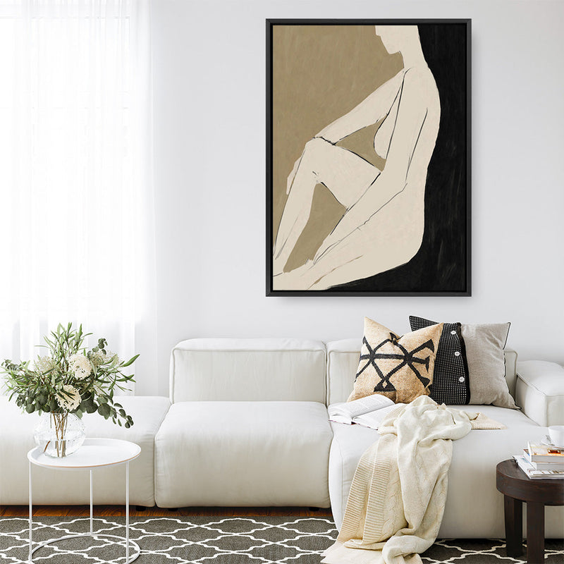 Shop Chill Canvas Print a painted abstract themed framed canvas wall art print from The Print Emporium artwork collection - Buy Australian made fine art painting style stretched canvas prints for the home and your interior decor space, TPE-DH-026-CA-35X46-NF