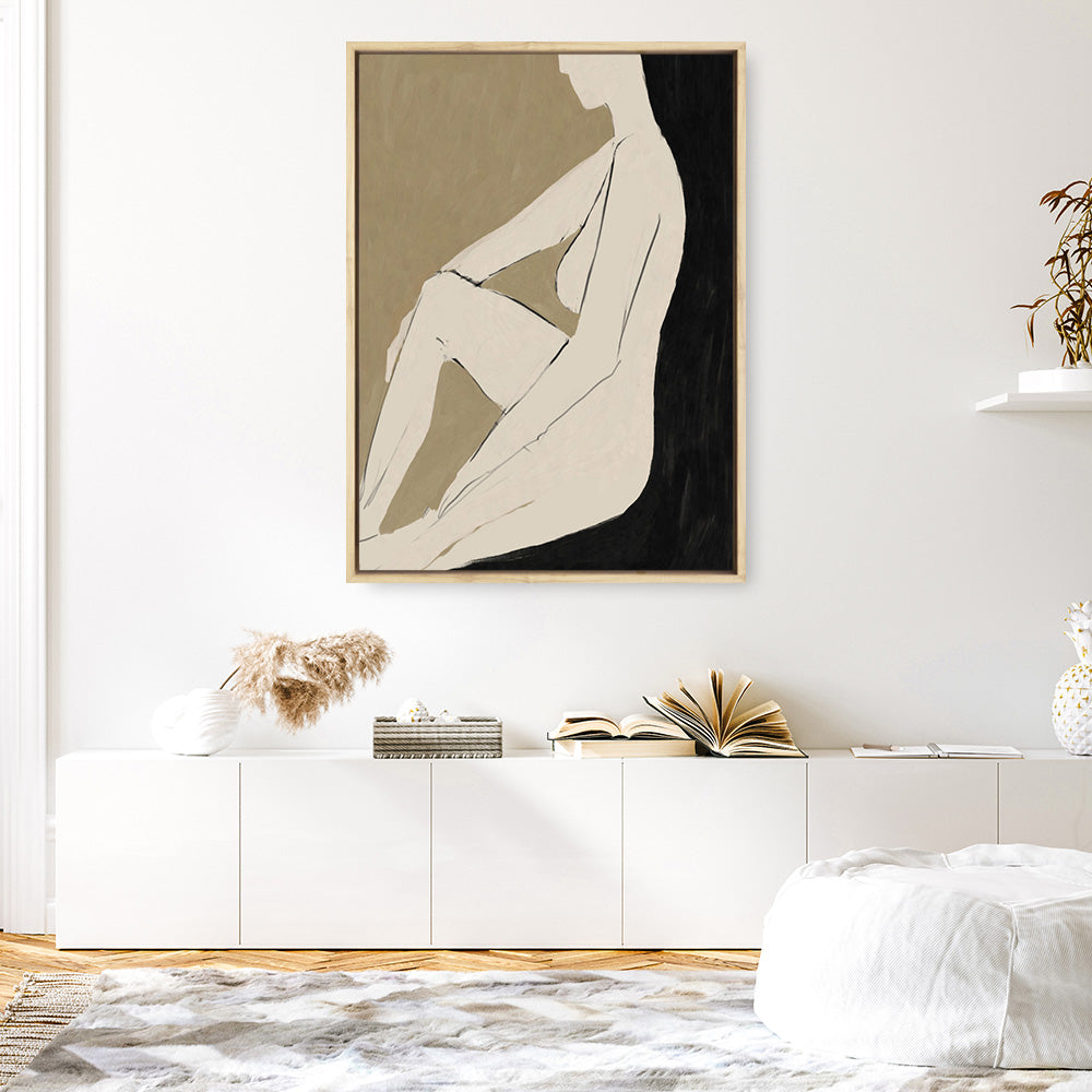 Shop Chill Canvas Print a painted abstract themed framed canvas wall art print from The Print Emporium artwork collection - Buy Australian made fine art painting style stretched canvas prints for the home and your interior decor space, TPE-DH-026-CA-35X46-NF