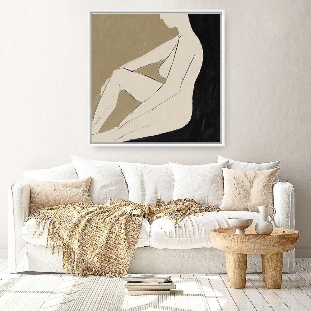 Shop Chill (Square) Canvas Print a painted abstract themed framed canvas wall art print from The Print Emporium artwork collection - Buy Australian made fine art painting style stretched canvas prints for the home and your interior decor space, TPE-DH-256-CA-40X40-NF