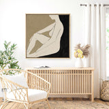 Shop Chill (Square) Canvas Print a painted abstract themed framed canvas wall art print from The Print Emporium artwork collection - Buy Australian made fine art painting style stretched canvas prints for the home and your interior decor space, TPE-DH-256-CA-40X40-NF