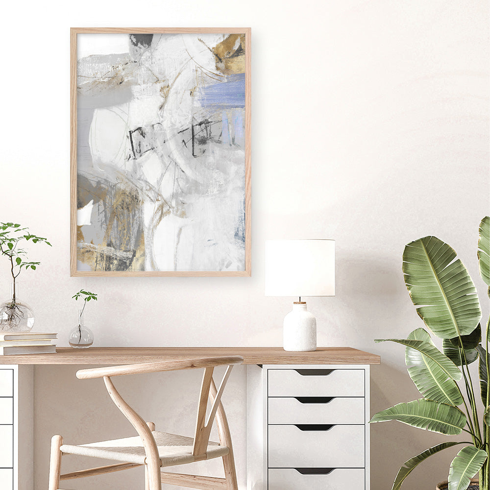 Shop Chromatized I Art Print a painted abstract themed wall art print from The Print Emporium wall artwork collection - Buy Australian made fine art painting style poster and framed prints for the home and your interior decor room, TPE-PC-PC010-AP