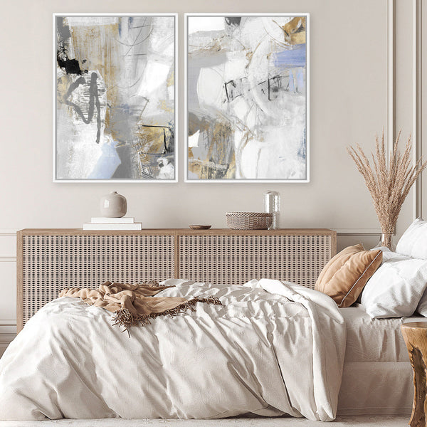 Shop Chromatized I Canvas Print a painted abstract themed framed canvas wall art print from The Print Emporium artwork collection - Buy Australian made fine art painting style stretched canvas prints for the home and your interior decor space, TPE-PC-PC010-CA-35X46-NF