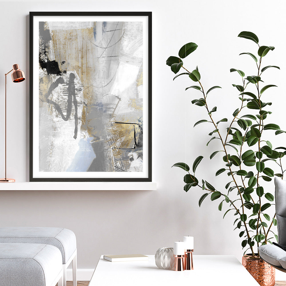 Shop Chromatized II Art Print a painted abstract themed wall art print from The Print Emporium wall artwork collection - Buy Australian made fine art painting style poster and framed prints for the home and your interior decor room, TPE-PC-PC011-AP