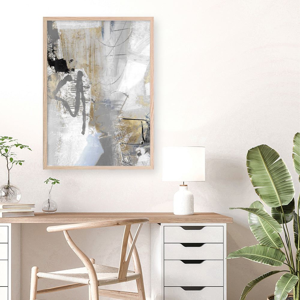 Shop Chromatized II Art Print a painted abstract themed wall art print from The Print Emporium wall artwork collection - Buy Australian made fine art painting style poster and framed prints for the home and your interior decor room, TPE-PC-PC011-AP