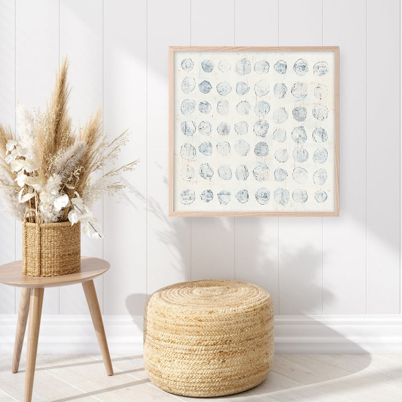 Shop Circles on White (Square) Art Print a painted abstract themed wall art print from The Print Emporium wall artwork collection - Buy Australian made fine art painting style poster and framed prints for the home and your interior decor room, TPE-WA-71757-AP