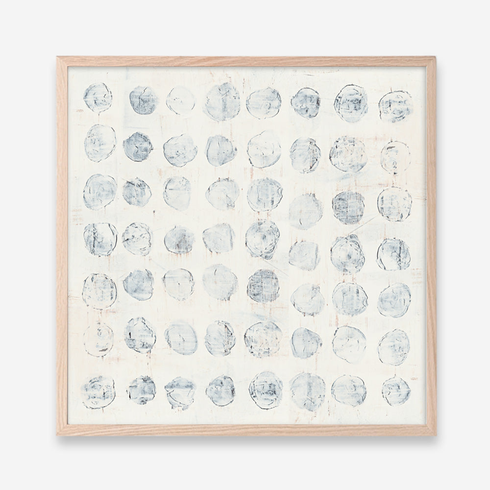 Shop Circles on White (Square) Art Print a painted abstract themed wall art print from The Print Emporium wall artwork collection - Buy Australian made fine art painting style poster and framed prints for the home and your interior decor room, TPE-WA-71757-AP