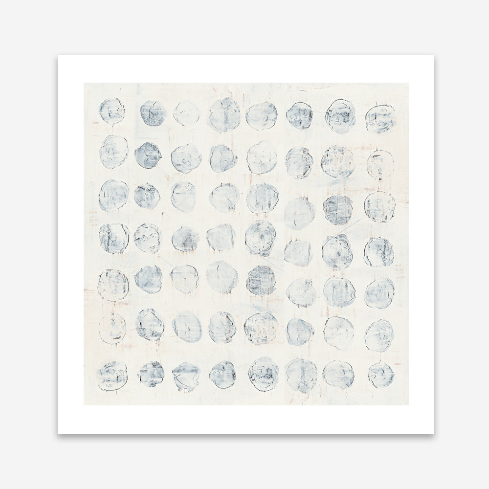 Shop Circles on White (Square) Art Print a painted abstract themed wall art print from The Print Emporium wall artwork collection - Buy Australian made fine art painting style poster and framed prints for the home and your interior decor room, TPE-WA-71757-AP
