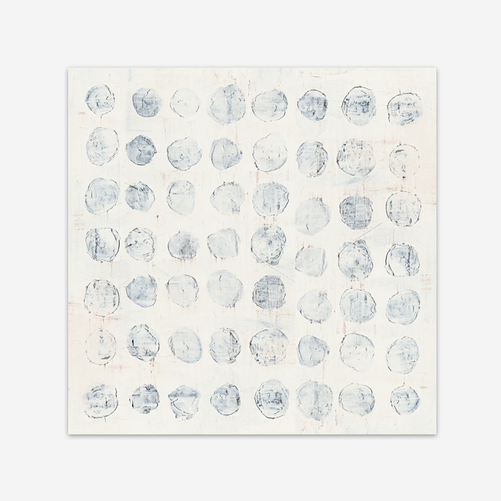 Shop Circles on White (Square) Art Print a painted abstract themed wall art print from The Print Emporium wall artwork collection - Buy Australian made fine art painting style poster and framed prints for the home and your interior decor room, TPE-WA-71757-AP