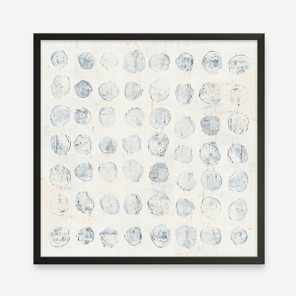 Shop Circles on White (Square) Art Print a painted abstract themed wall art print from The Print Emporium wall artwork collection - Buy Australian made fine art painting style poster and framed prints for the home and your interior decor room, TPE-WA-71757-AP