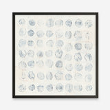 Shop Circles on White (Square) Art Print a painted abstract themed wall art print from The Print Emporium wall artwork collection - Buy Australian made fine art painting style poster and framed prints for the home and your interior decor room, TPE-WA-71757-AP