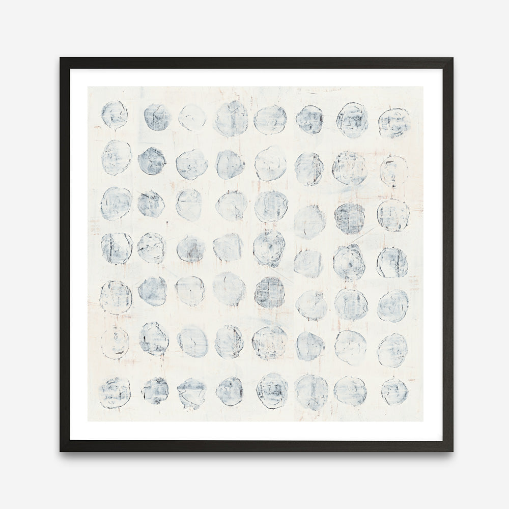 Shop Circles on White (Square) Art Print a painted abstract themed wall art print from The Print Emporium wall artwork collection - Buy Australian made fine art painting style poster and framed prints for the home and your interior decor room, TPE-WA-71757-AP