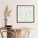 Shop Circles on White (Square) Art Print a painted abstract themed wall art print from The Print Emporium wall artwork collection - Buy Australian made fine art painting style poster and framed prints for the home and your interior decor room, TPE-WA-71757-AP