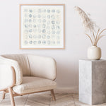 Shop Circles on White (Square) Art Print a painted abstract themed wall art print from The Print Emporium wall artwork collection - Buy Australian made fine art painting style poster and framed prints for the home and your interior decor room, TPE-WA-71757-AP