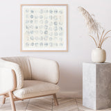 Shop Circles on White (Square) Art Print a painted abstract themed wall art print from The Print Emporium wall artwork collection - Buy Australian made fine art painting style poster and framed prints for the home and your interior decor room, TPE-WA-71757-AP