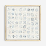 Shop Circles on White (Square) Canvas Print a painted abstract themed framed canvas wall art print from The Print Emporium artwork collection - Buy Australian made fine art painting style stretched canvas prints for the home and your interior decor space, TPE-WA-71757-CA-40X40-NF