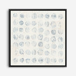 Shop Circles on White (Square) Canvas Print a painted abstract themed framed canvas wall art print from The Print Emporium artwork collection - Buy Australian made fine art painting style stretched canvas prints for the home and your interior decor space, TPE-WA-71757-CA-40X40-NF
