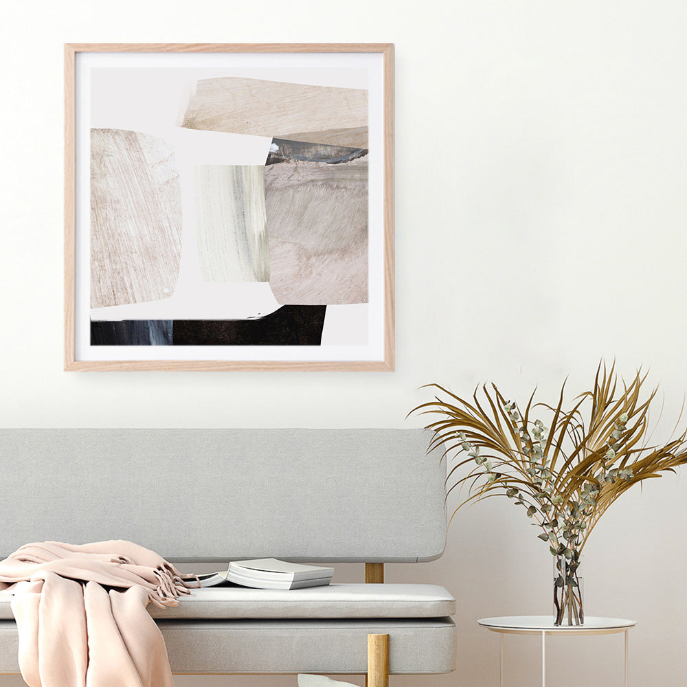 Shop Clay 2 (Square) Art Print a painted abstract themed wall art print from The Print Emporium wall artwork collection - Buy Australian made fine art painting style poster and framed prints for the home and your interior decor room, TPE-DH-257-AP