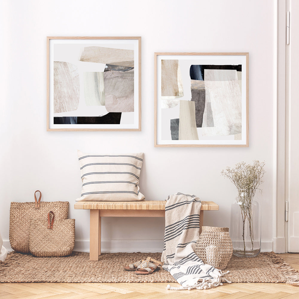 Shop Clay 2 (Square) Art Print a painted abstract themed wall art print from The Print Emporium wall artwork collection - Buy Australian made fine art painting style poster and framed prints for the home and your interior decor room, TPE-DH-257-AP