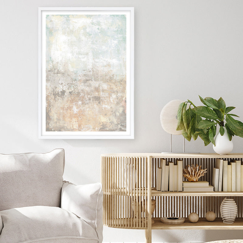 Shop Clay I Art Print a painted abstract themed wall art print from The Print Emporium wall artwork collection - Buy Australian made fine art painting style poster and framed prints for the home and your interior decor room, TPE-WA-73209-AP