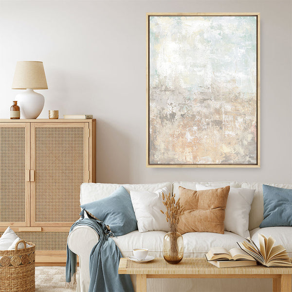Shop Clay I Canvas Print a painted abstract themed framed canvas wall art print from The Print Emporium artwork collection - Buy Australian made fine art painting style stretched canvas prints for the home and your interior decor space, TPE-WA-73209-CA-35X46-NF