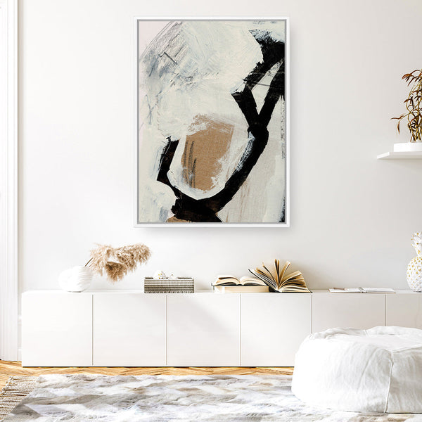 Shop Click Canvas Print a painted abstract themed framed canvas wall art print from The Print Emporium artwork collection - Buy Australian made fine art painting style stretched canvas prints for the home and your interior decor space, TPE-DH-029-CA-35X46-NF