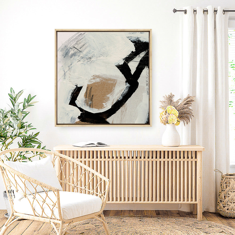 Shop Click (Square) Canvas Print a painted abstract themed framed canvas wall art print from The Print Emporium artwork collection - Buy Australian made fine art painting style stretched canvas prints for the home and your interior decor space, TPE-DH-259-CA-40X40-NF