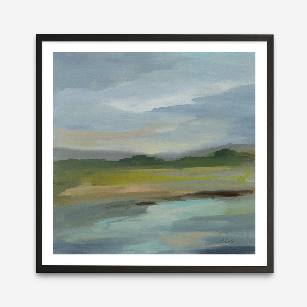 Shop Clouds and Shadows (Square) Art Print a painted abstract themed wall art print from The Print Emporium wall artwork collection - Buy Australian made fine art painting style poster and framed prints for the home and your interior decor room, TPE-WA-71189-AP