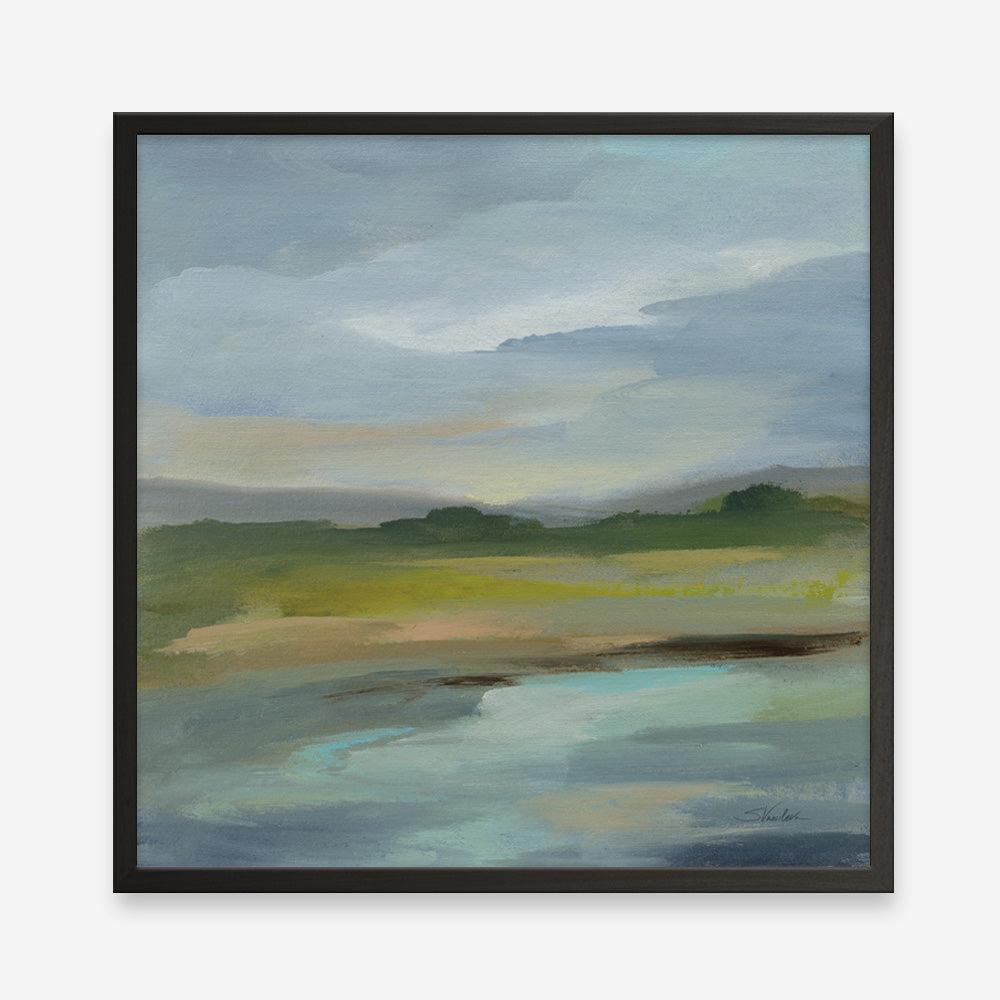 Shop Clouds and Shadows (Square) Art Print a painted abstract themed wall art print from The Print Emporium wall artwork collection - Buy Australian made fine art painting style poster and framed prints for the home and your interior decor room, TPE-WA-71189-AP