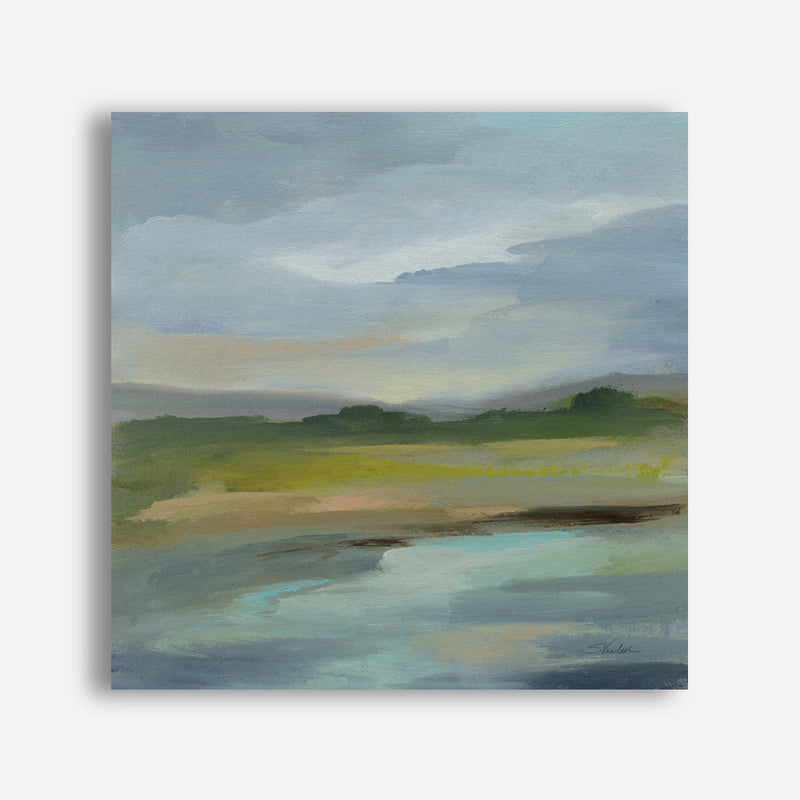 Shop Clouds and Shadows (Square) Canvas Print a painted style framed canvas wall art print from The Print Emporium artwork collection - Buy Australian made fine art painting style stretched canvas prints for the home and your interior decor space, TPE-WA-71189-CA-40X40-NF