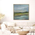 Shop Clouds and Shadows (Square) Canvas Print a painted style framed canvas wall art print from The Print Emporium artwork collection - Buy Australian made fine art painting style stretched canvas prints for the home and your interior decor space, TPE-WA-71189-CA-40X40-NF