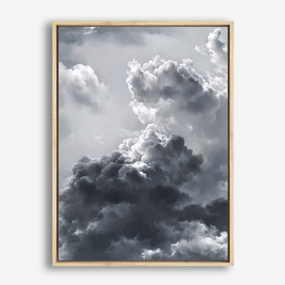 Shop Cloudscape Canvas Print a painted style framed canvas wall art print from The Print Emporium artwork collection - Buy Australian made fine art painting style stretched canvas prints for the home and your interior decor space, TPE-020-CA-35X46-NF