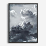 Shop Cloudscape Canvas Print a painted style framed canvas wall art print from The Print Emporium artwork collection - Buy Australian made fine art painting style stretched canvas prints for the home and your interior decor space, TPE-020-CA-35X46-NF