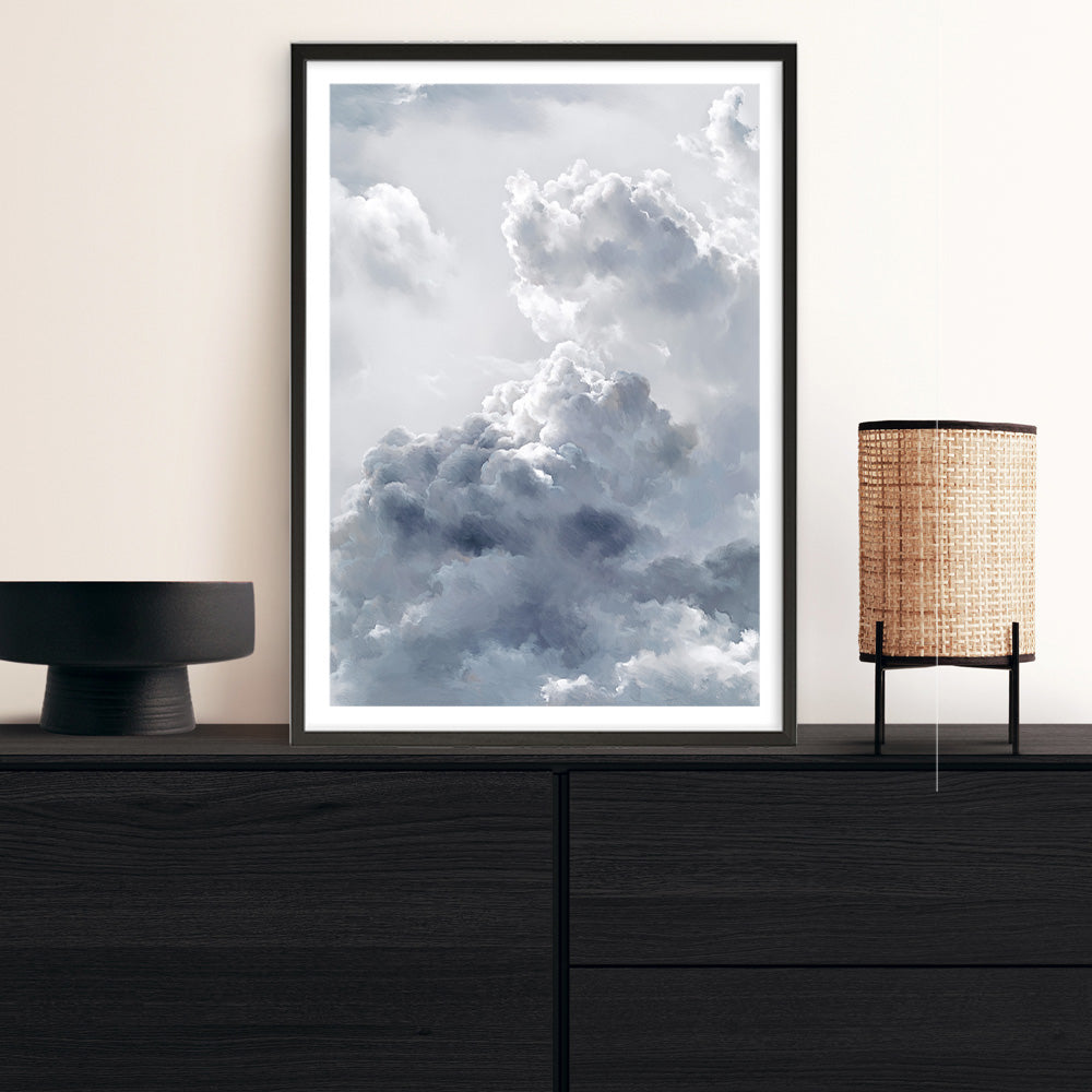 Shop Cloudscape II Art Print a painted style wall art print from The Print Emporium wall artwork collection - Buy Australian made fine art painting style poster and framed prints for the home and your interior decor room, TPE-273-AP