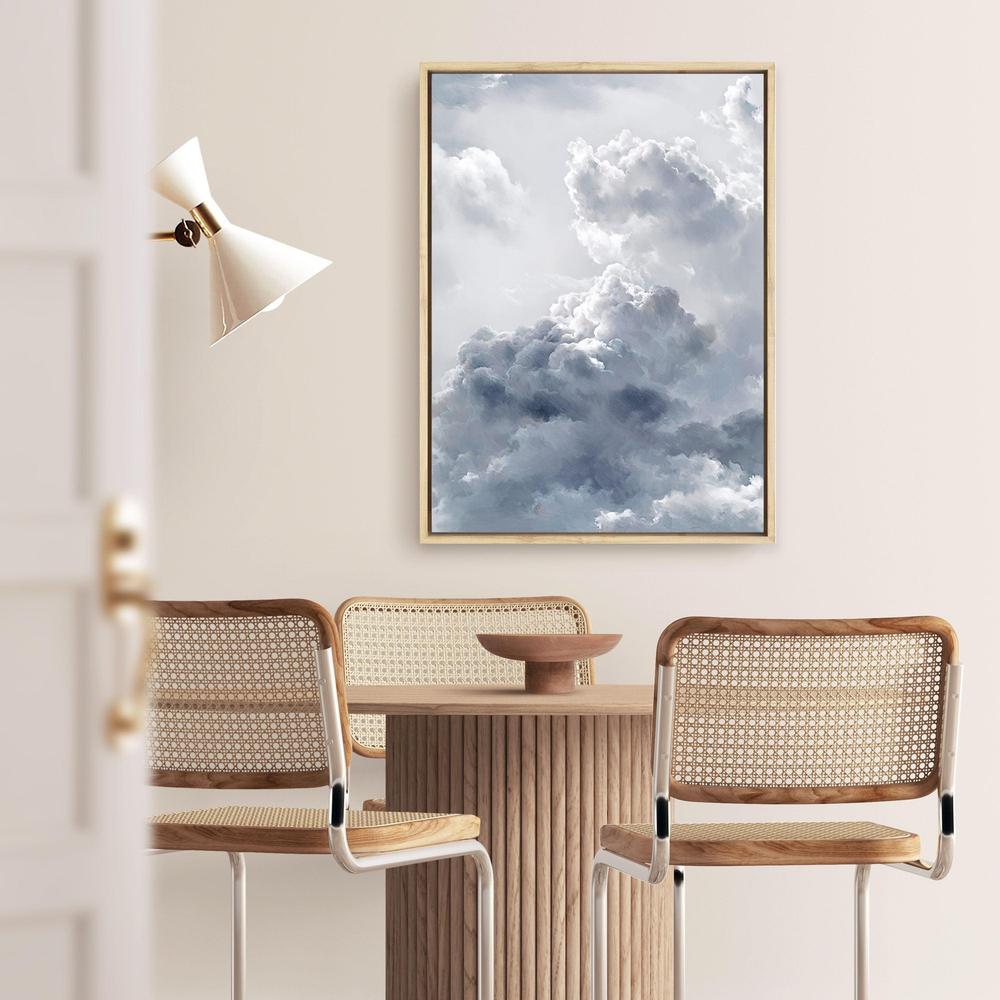 Shop Cloudscape II Canvas Print a painted style framed canvas wall art print from The Print Emporium artwork collection - Buy Australian made fine art painting style stretched canvas prints for the home and your interior decor space, TPE-273-CA-35X46-NF
