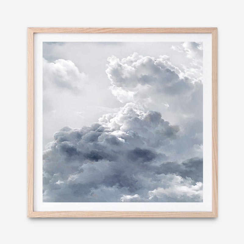 Shop Cloudscape II (Square) Art Print a painted style wall art print from The Print Emporium wall artwork collection - Buy Australian made fine art painting style poster and framed prints for the home and your interior decor room, TPE-464-AP