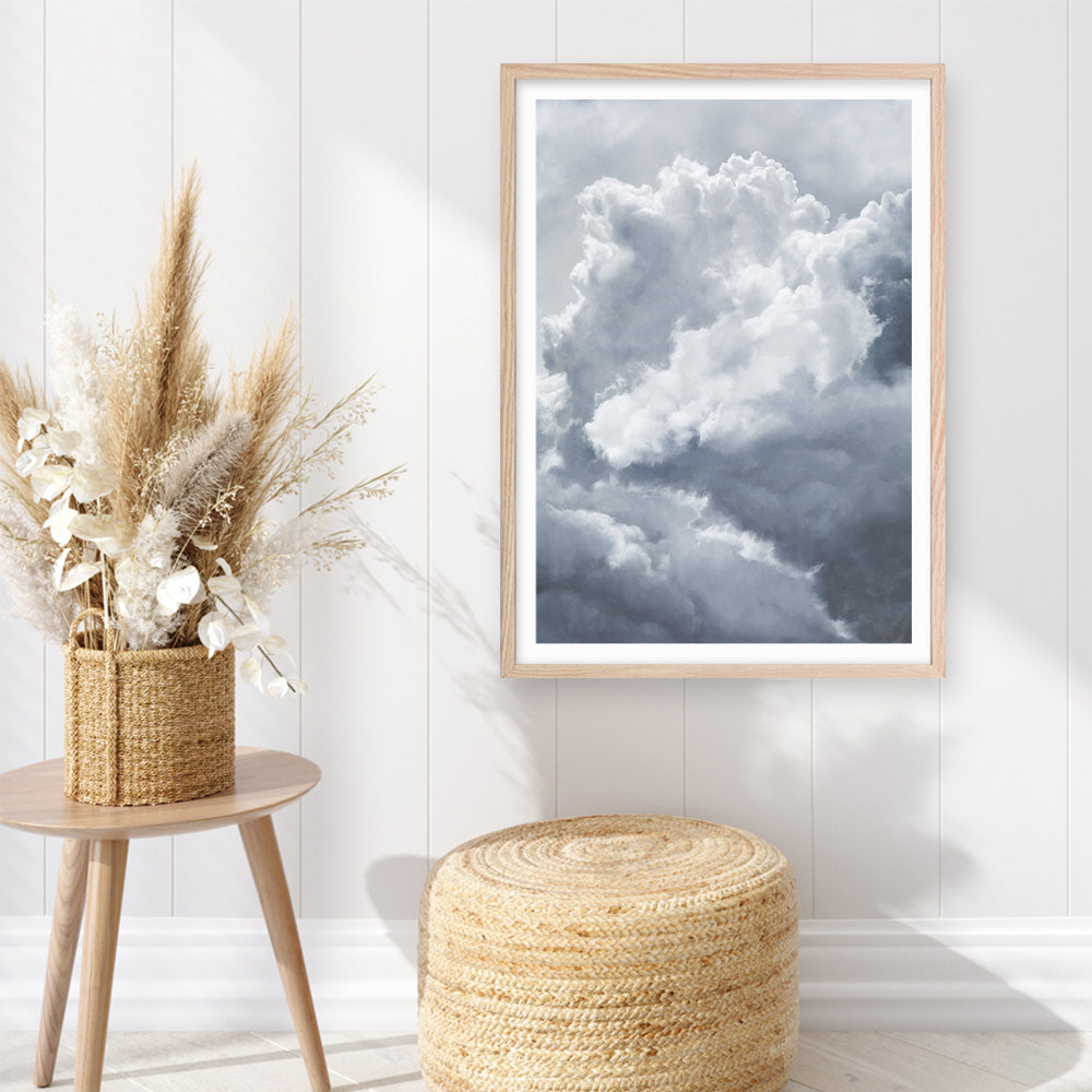 Shop Cloudscape III Art Print a painted style wall art print from The Print Emporium wall artwork collection - Buy Australian made fine art painting style poster and framed prints for the home and your interior decor room, TPE-274-AP