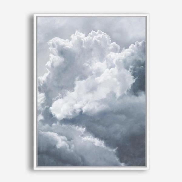 Shop Cloudscape III Canvas Print a painted style framed canvas wall art print from The Print Emporium artwork collection - Buy Australian made fine art painting style stretched canvas prints for the home and your interior decor space, TPE-274-CA-35X46-NF