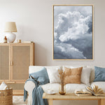Shop Cloudscape III Canvas Print a painted style framed canvas wall art print from The Print Emporium artwork collection - Buy Australian made fine art painting style stretched canvas prints for the home and your interior decor space, TPE-274-CA-35X46-NF