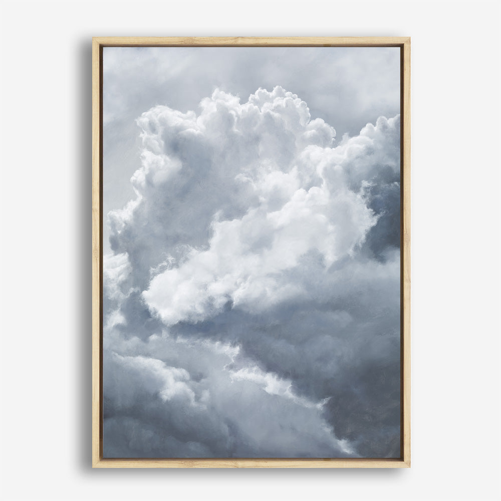 Shop Cloudscape III Canvas Print a painted style framed canvas wall art print from The Print Emporium artwork collection - Buy Australian made fine art painting style stretched canvas prints for the home and your interior decor space, TPE-274-CA-35X46-NF
