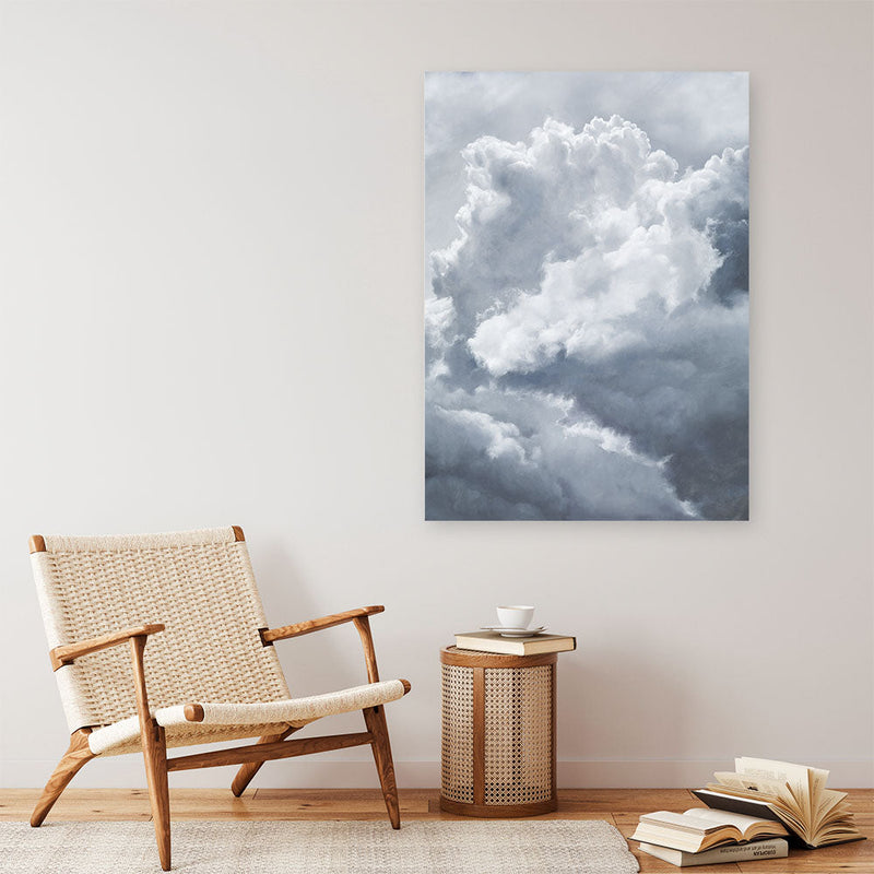 Shop Cloudscape III Canvas Print a painted style framed canvas wall art print from The Print Emporium artwork collection - Buy Australian made fine art painting style stretched canvas prints for the home and your interior decor space, TPE-274-CA-35X46-NF