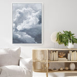 Shop Cloudscape III Canvas Print a painted style framed canvas wall art print from The Print Emporium artwork collection - Buy Australian made fine art painting style stretched canvas prints for the home and your interior decor space, TPE-274-CA-35X46-NF