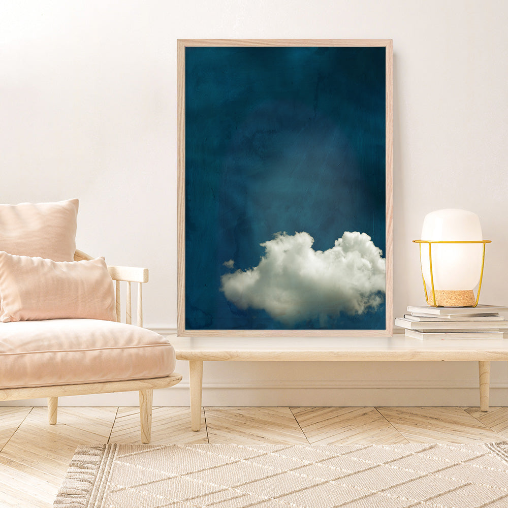 Shop Cloudy Chance I Art Print a painted abstract themed wall art print from The Print Emporium wall artwork collection - Buy Australian made fine art painting style poster and framed prints for the home and your interior decor room, TPE-PC-PW616-AP
