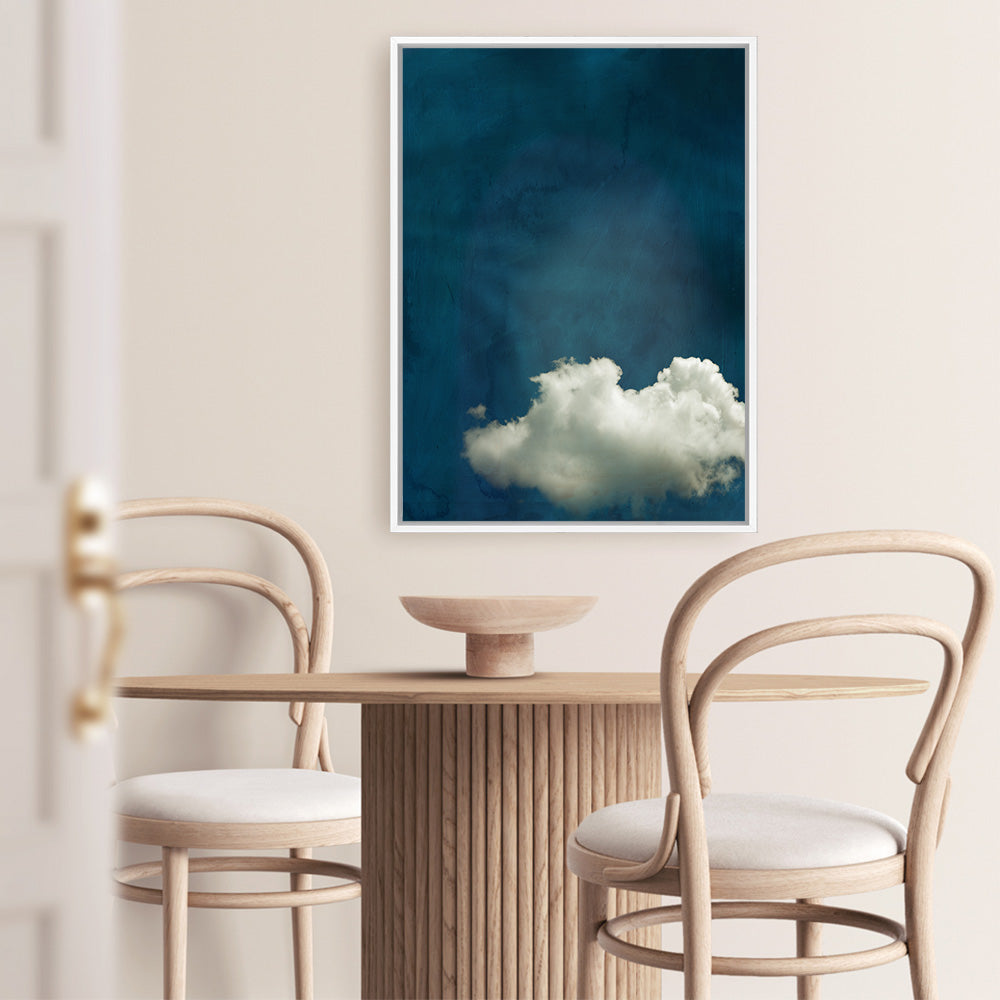 Shop Cloudy Chance I Canvas Print a painted abstract themed framed canvas wall art print from The Print Emporium artwork collection - Buy Australian made fine art painting style stretched canvas prints for the home and your interior decor space, TPE-PC-PW616-CA-35X46-NF