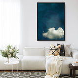 Shop Cloudy Chance I Canvas Print a painted abstract themed framed canvas wall art print from The Print Emporium artwork collection - Buy Australian made fine art painting style stretched canvas prints for the home and your interior decor space, TPE-PC-PW616-CA-35X46-NF