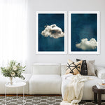 Shop Cloudy Chance II Art Print a painted abstract themed wall art print from The Print Emporium wall artwork collection - Buy Australian made fine art painting style poster and framed prints for the home and your interior decor room, TPE-PC-PW617-AP