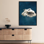 Shop Cloudy Chance II Canvas Print a painted abstract themed framed canvas wall art print from The Print Emporium artwork collection - Buy Australian made fine art painting style stretched canvas prints for the home and your interior decor space, TPE-PC-PW617-CA-35X46-NF